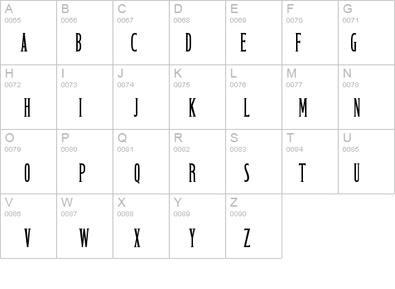 Lafayette-ExtraCondensed details - Free Fonts at FontZone.net