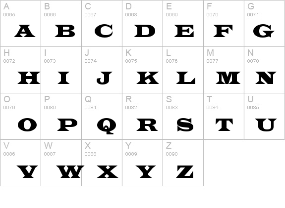 Latin-Extended Normal details - Free Fonts at FontZone.net