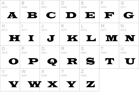 LatinWideCnd-No details - Free Fonts at FontZone.net