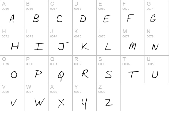 LaurensHand Regular details - Free Fonts at FontZone.net