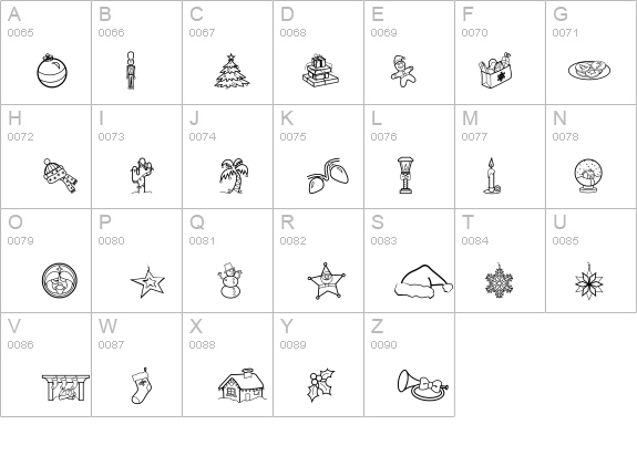 LD Symbol Holiday details - Free Fonts at FontZone.net
