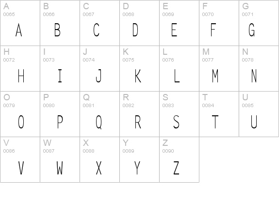 Lechter-Condensed Normal details - Free Fonts at FontZone.net