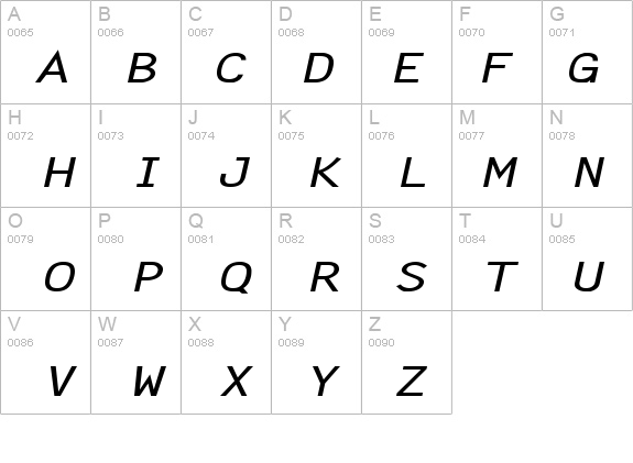 Lechter-Extended Bold Italic details - Free Fonts at FontZone.net
