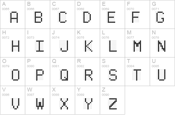 LED BOARD REVERSED details - Free Fonts at FontZone.net