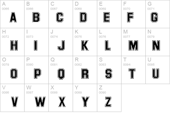Letter Sweater SansOutline SSi details - Free Fonts at FontZone.net