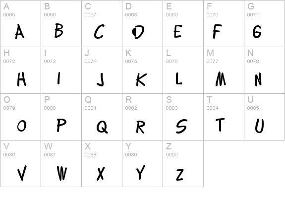 Lettering1 Weird details - Free Fonts at FontZone.net