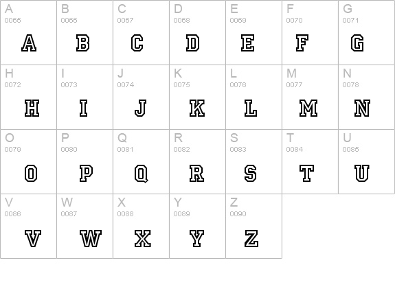 Letterman Regular details - Free Fonts at FontZone.net