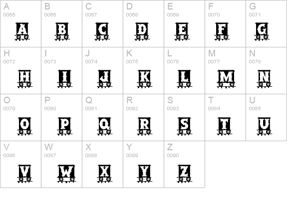 LetterTrain Bold details - Free Fonts at FontZone.net