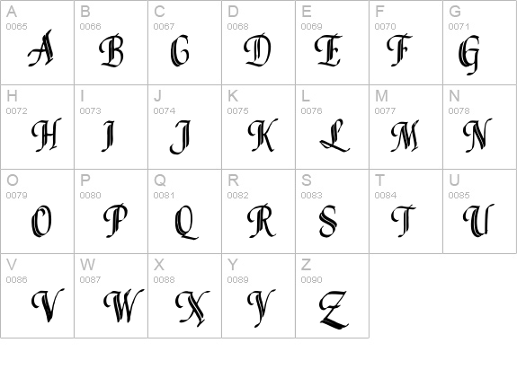 Louvaine details - Free Fonts at FontZone.net