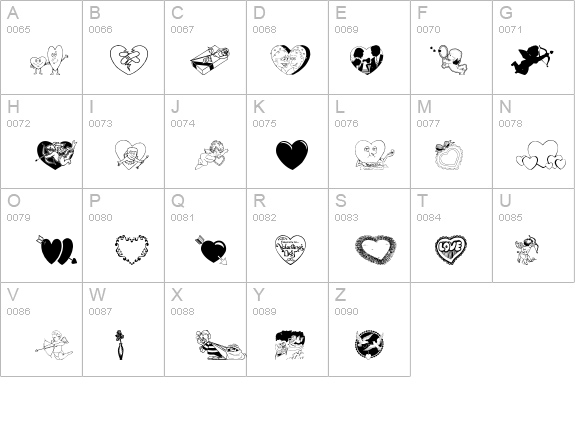 Luvya Babe details - Free Fonts at FontZone.net