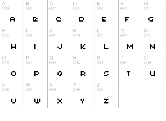M Web details - Free Fonts at FontZone.net