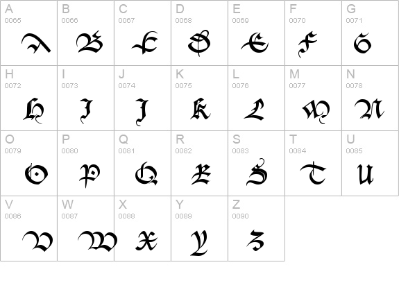 MA Bastarda1 details - Free Fonts at FontZone.net