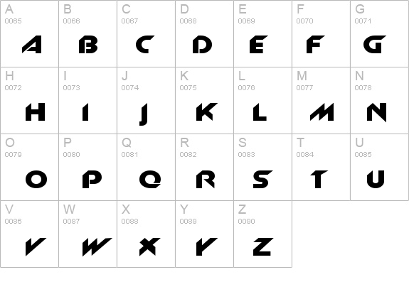 Machine-Extended Normal details - Free Fonts at FontZone.net