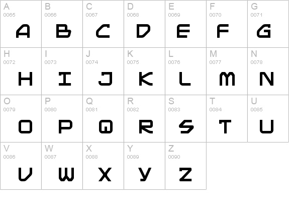 Mainframe BB details - Free Fonts at FontZone.net