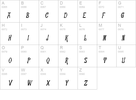 Manchuria-Condensed Italic details - Free Fonts at FontZone.net