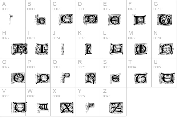 Manuscript Caps HPLHS details - Free Fonts at FontZone.net