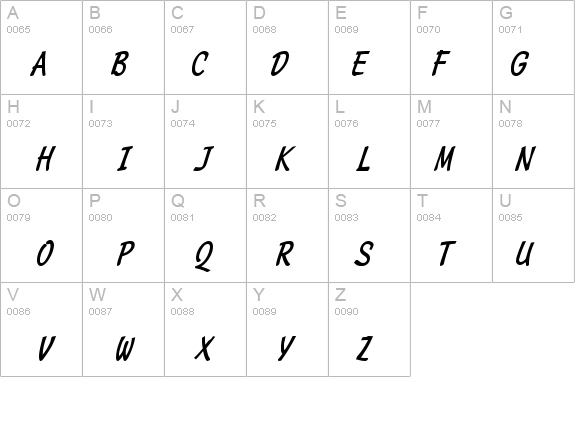 Manuscript Condensed BoldItalic details - Free Fonts at FontZone.net