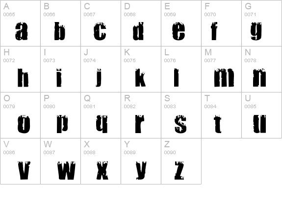 Mark details - Free Fonts at FontZone.net