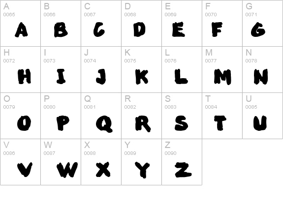 MarkedUp details - Free Fonts at FontZone.net