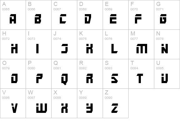 Mars Police details - Free Fonts at FontZone.net