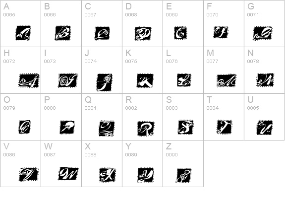 Masterpiece-Initials details - Free Fonts at FontZone.net