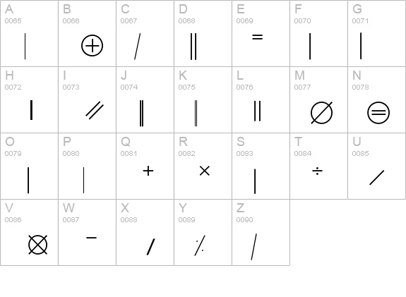 MathTechnicalP04 details - Free Fonts at FontZone.net