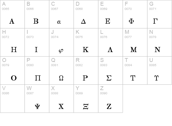 MathTechnicalP10 details - Free Fonts at FontZone.net