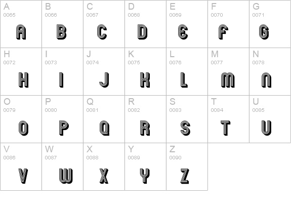 Mexcellent 3D details - Free Fonts at FontZone.net