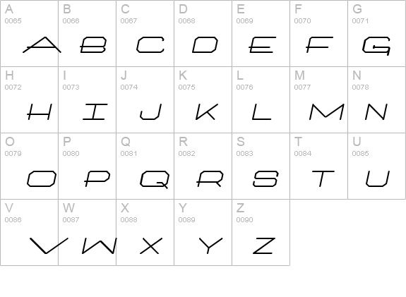 Millennium-Extended Bold Italic details - Free Fonts at FontZone.net