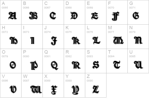 Minim Outline details - Free Fonts at FontZone.net