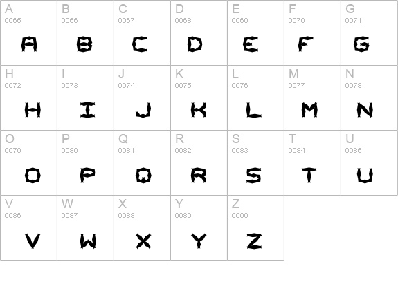 Mishmash ALT1 BRK details - Free Fonts at FontZone.net