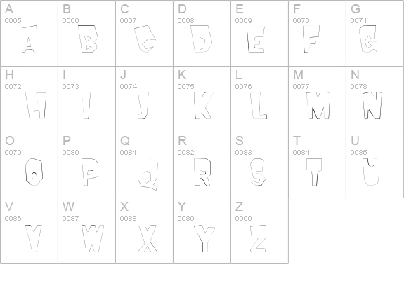 MondoOutline details - Free Fonts at FontZone.net