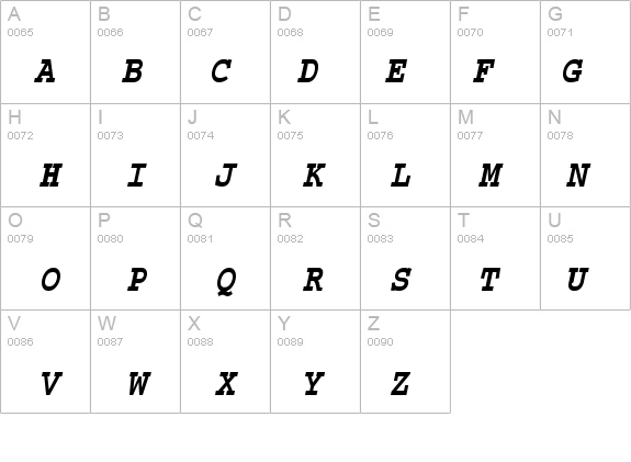 MonumentCondensed Italic details - Free Fonts at FontZone.net