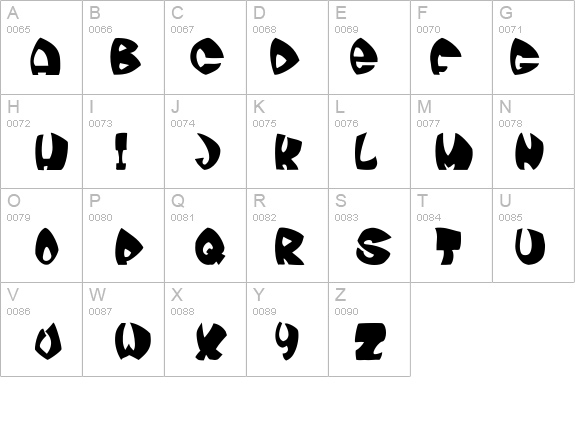 moonie details - Free Fonts at FontZone.net