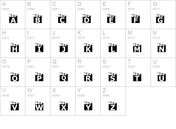 movieboard details - Free Fonts at FontZone.net