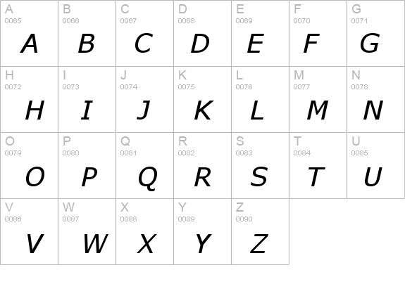 MS Reference Sans Serif Italic details - Free Fonts at FontZone.net