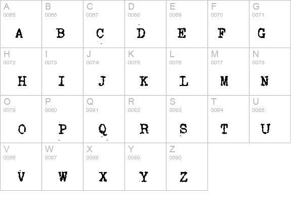 My Old Remington details - Free Fonts at FontZone.net