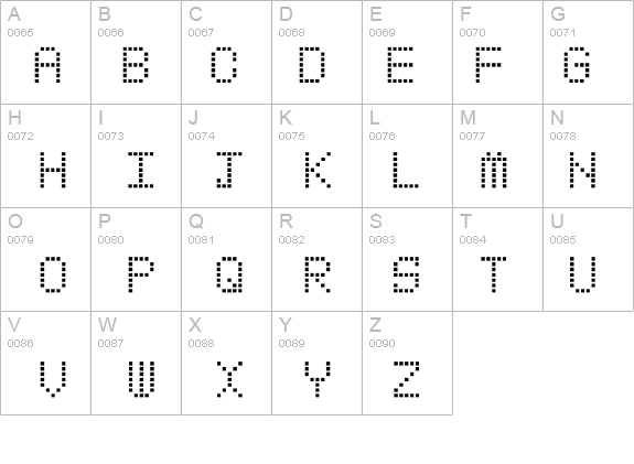 My Pager details - Free Fonts at FontZone.net