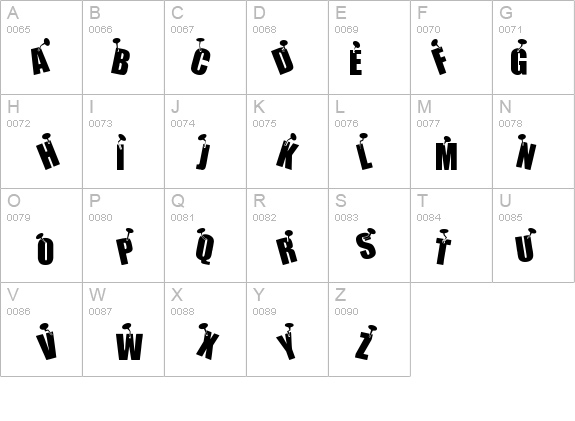 NAILED details - Free Fonts at FontZone.net