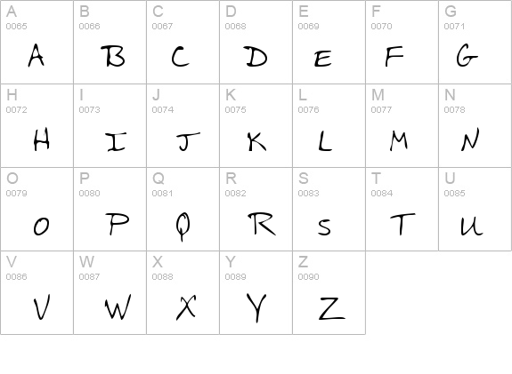 NappysHand Regular details - Free Fonts at FontZone.net