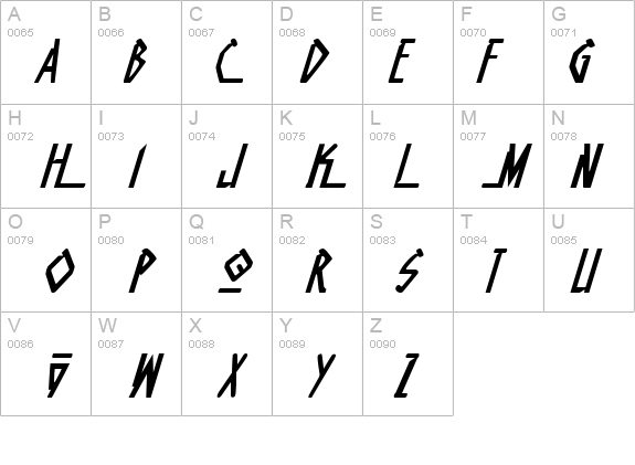 Native Alien Italic details - Free Fonts at FontZone.net