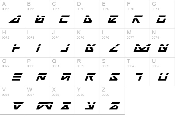 Nick Turbo Bold Expanded ItLas details - Free Fonts at FontZone.net