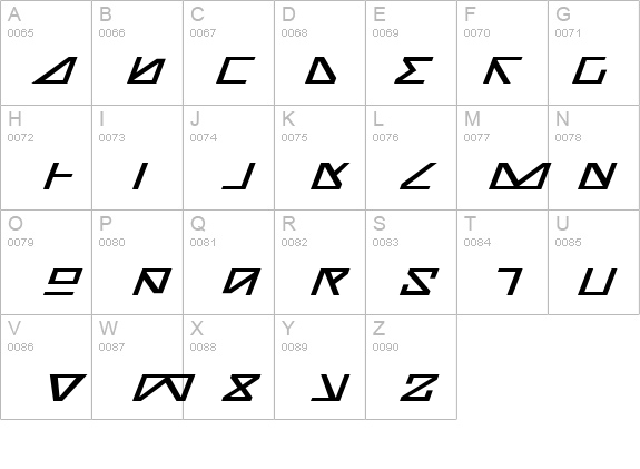 Nick Turbo Expanded Italic details - Free Fonts at FontZone.net