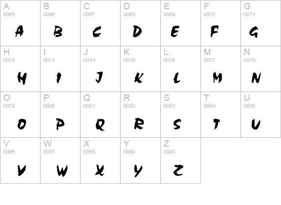 Ninja Normal details - Free Fonts at FontZone.net