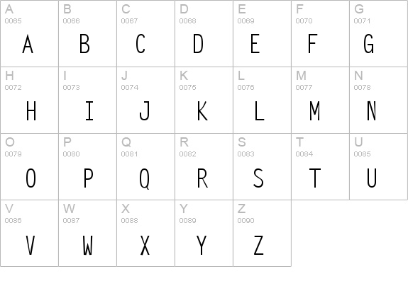 Ocelot Monowidth details - Free Fonts at FontZone.net