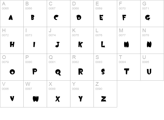 OogieBoogie details - Free Fonts at FontZone.net