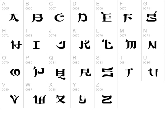 Orient2-Extended Normal details - Free Fonts at FontZone.net
