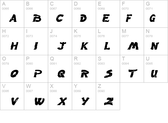 Paint-Extended Italic details - Free Fonts at FontZone.net