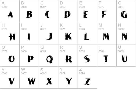 Paint Peel Initials details - Free Fonts at FontZone.net