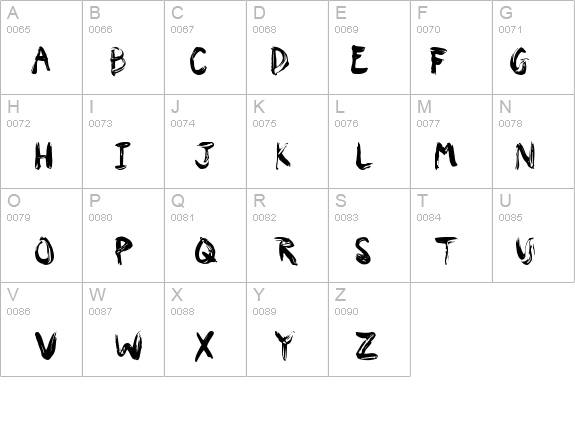 PaintyPaint 1 details - Free Fonts at FontZone.net